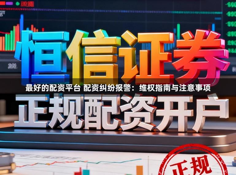 最好的配资平台 配资纠纷报警：维权指南与注意事项