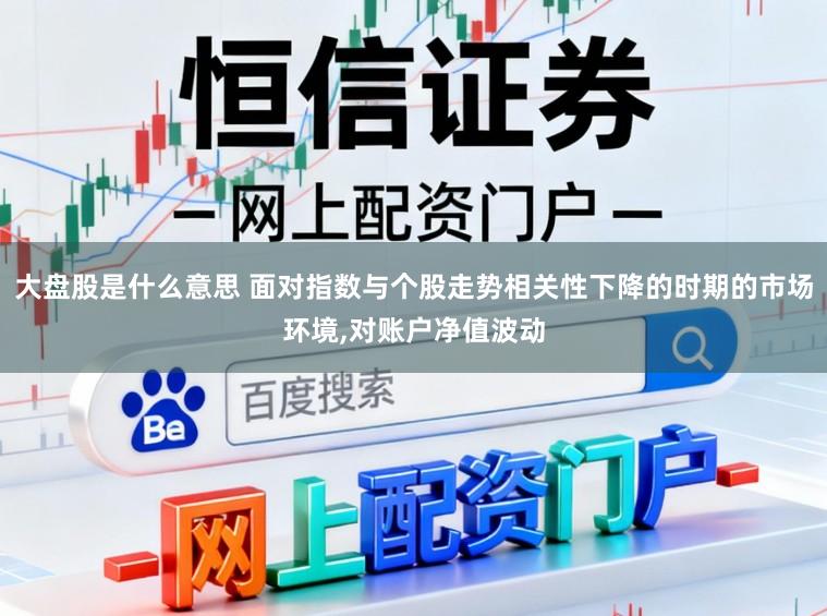 大盘股是什么意思 面对指数与个股走势相关性下降的时期的市场环境,对账户净值波动