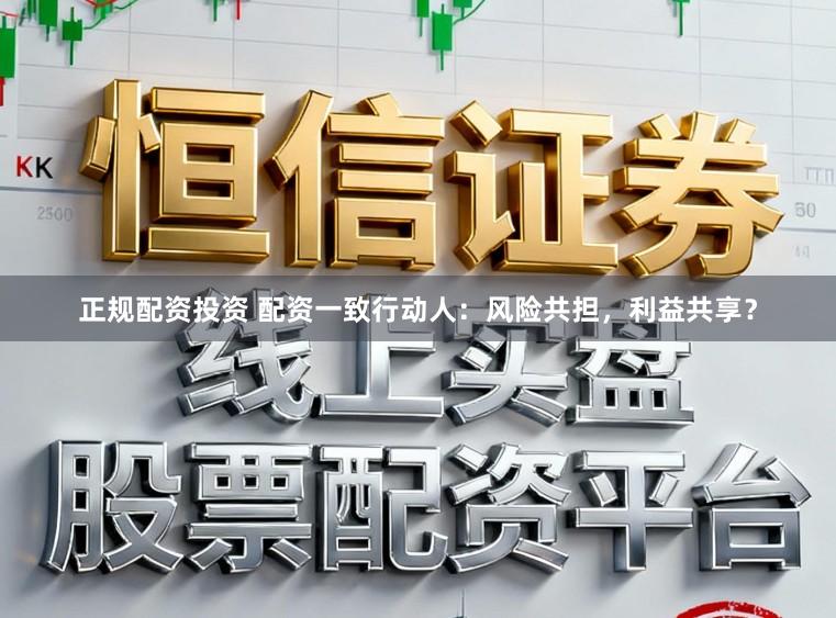 正规配资投资 配资一致行动人：风险共担，利益共享？